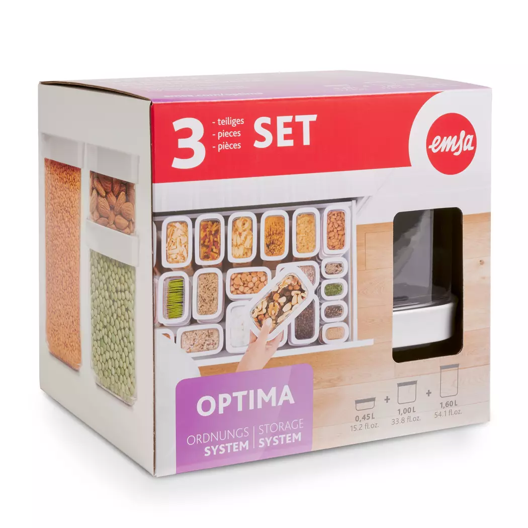 Vorratsdose Optima 3tlg.