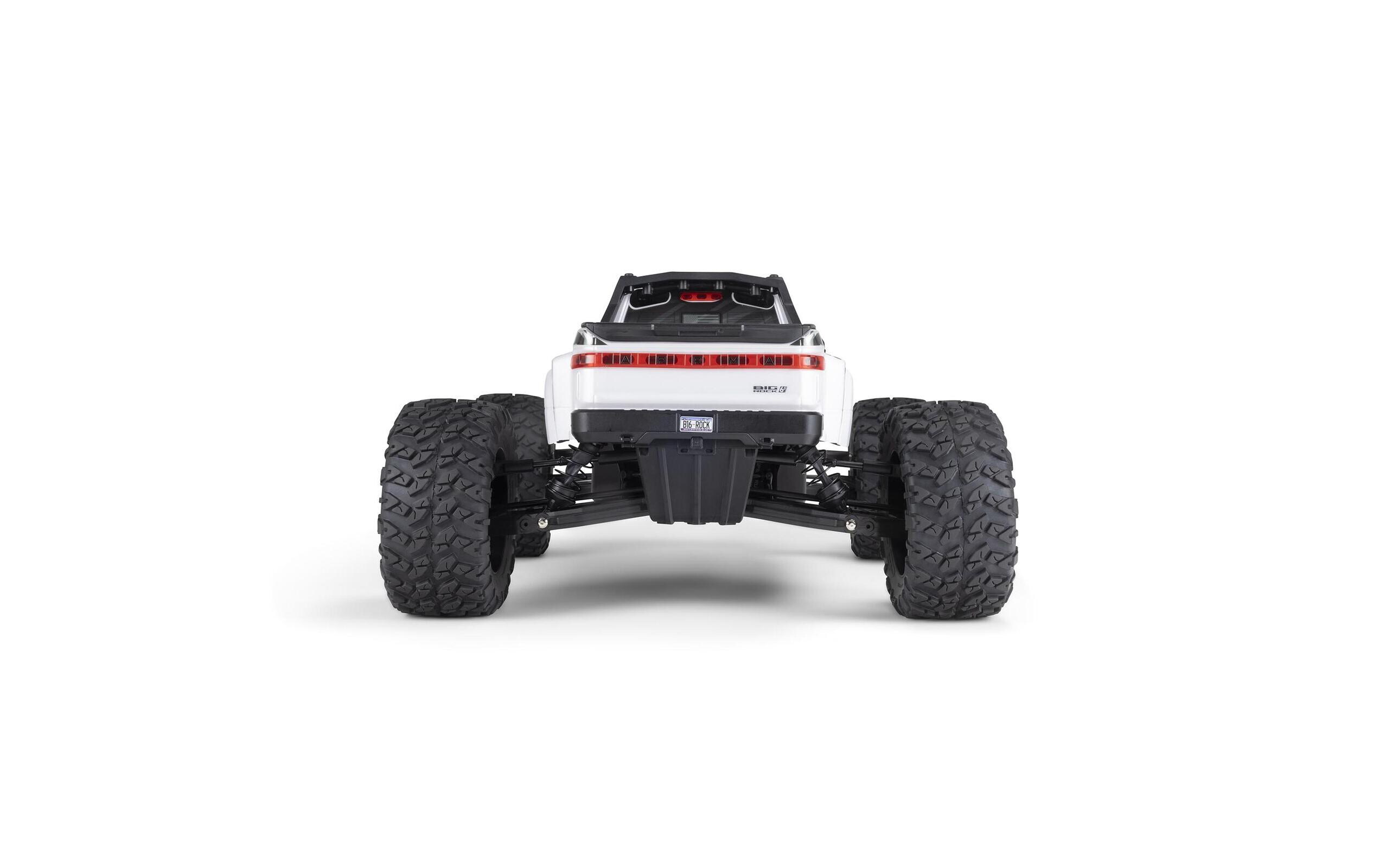 Monster Truck Big Rock 6S Weiss, ARTR, 1:7<br>Crewcab Pick-Up Monstertruck mit brachialem 6S Brushless Antrieb