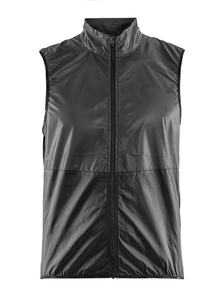 Craft Glow Vest sort/grå