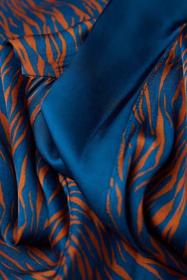 Quimono Go Animalier em Viscose Cetim