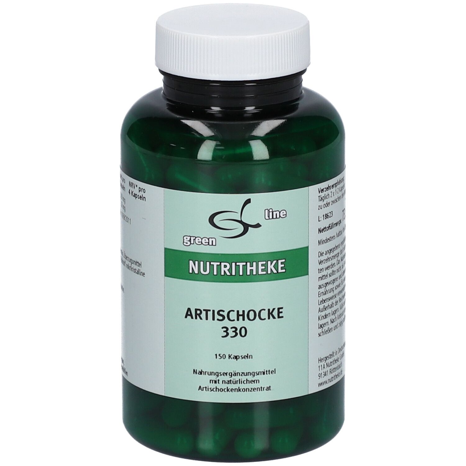 green line NUTRITHEKE Artischocke 332