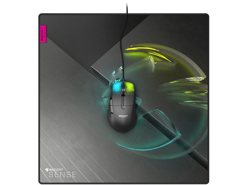 Roccat Gaming-Mausmatte Sense Icon SQ Schwarz Mausmatte für Gaming-Enthusiasten