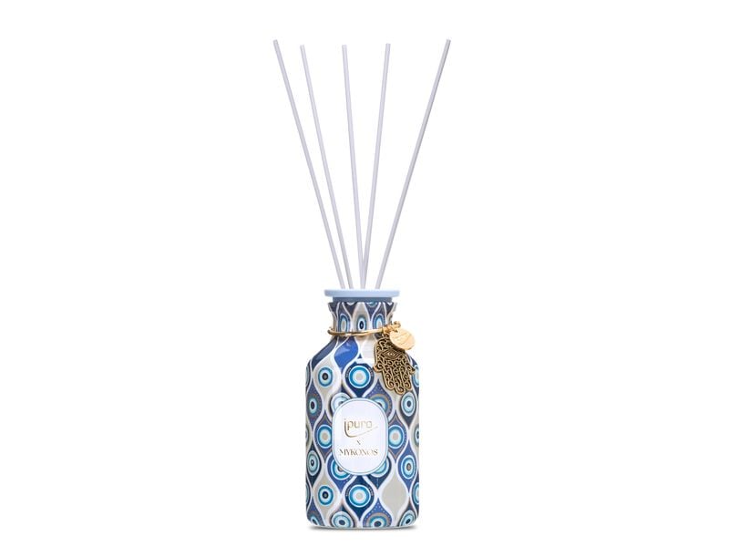 ipuro Duftstäbchen Raumduft Mykonos 240 ml Hochwertige Aromastäbchen für Innenräume
