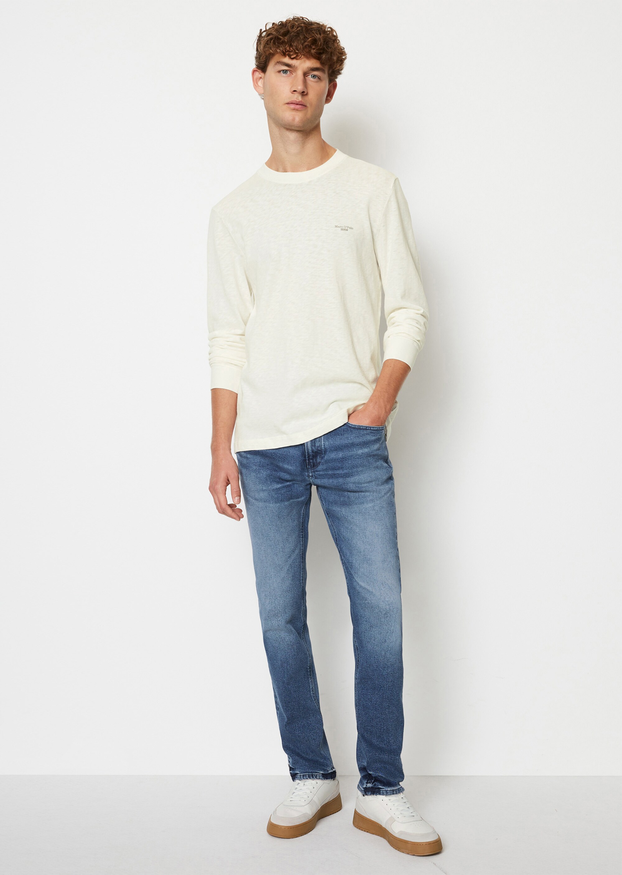 Jeans Modell VIDAR slim aus elastischem Bio-Baumwolle-Mix