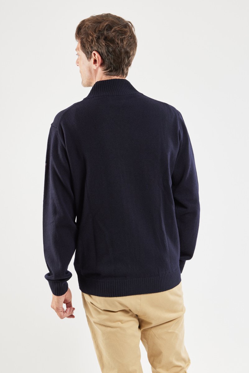 Gilet zippé - lambswool