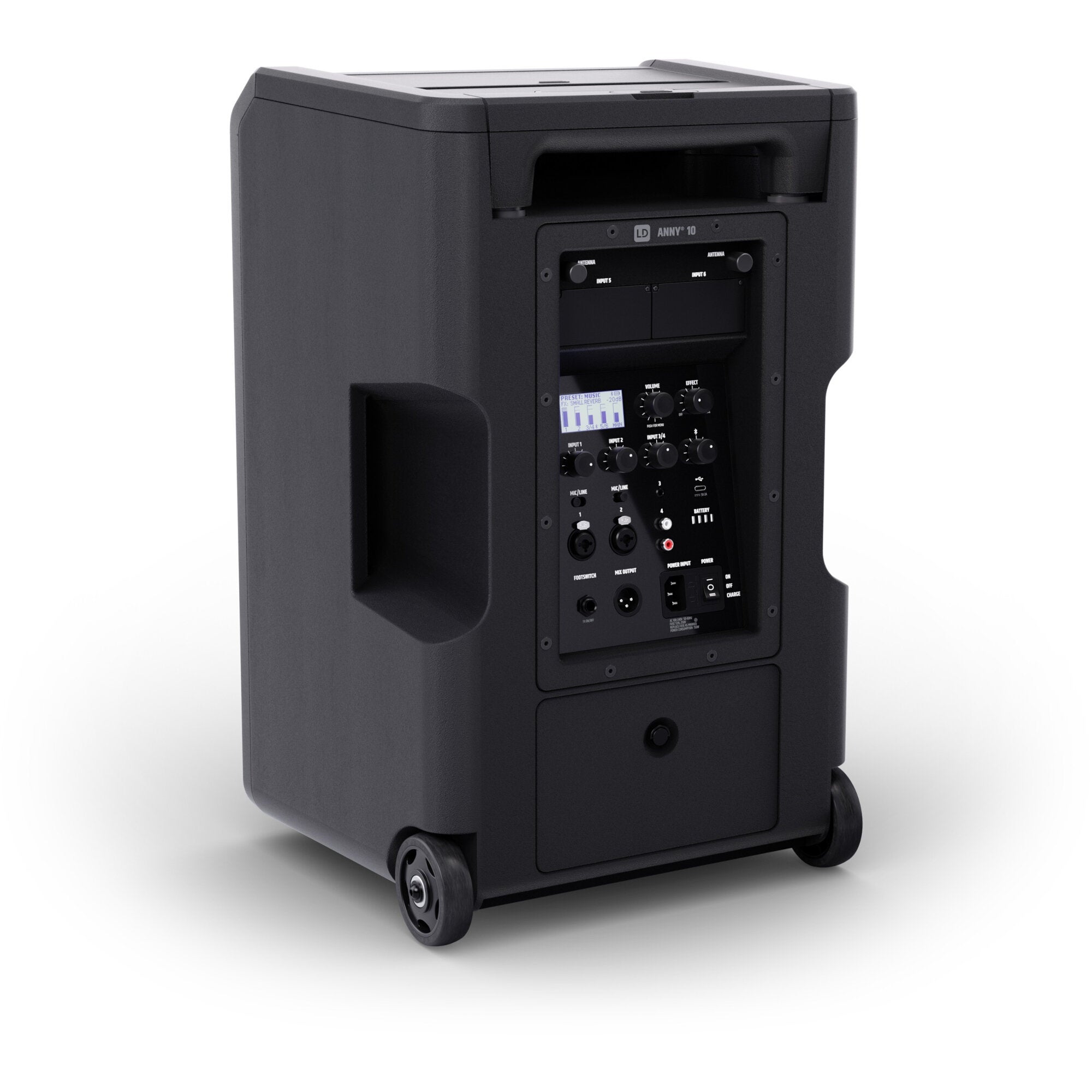 LD Systems Anny 10 draagbaar 10 inch PA-systeem, met accu