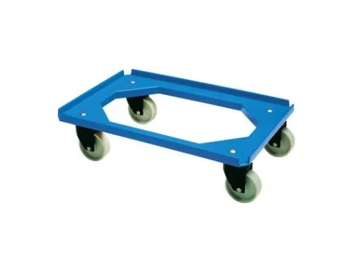 Tralle Mini Moove 60x40 cm 4 hjul Standard ABS PP Blå,7 stk/krt