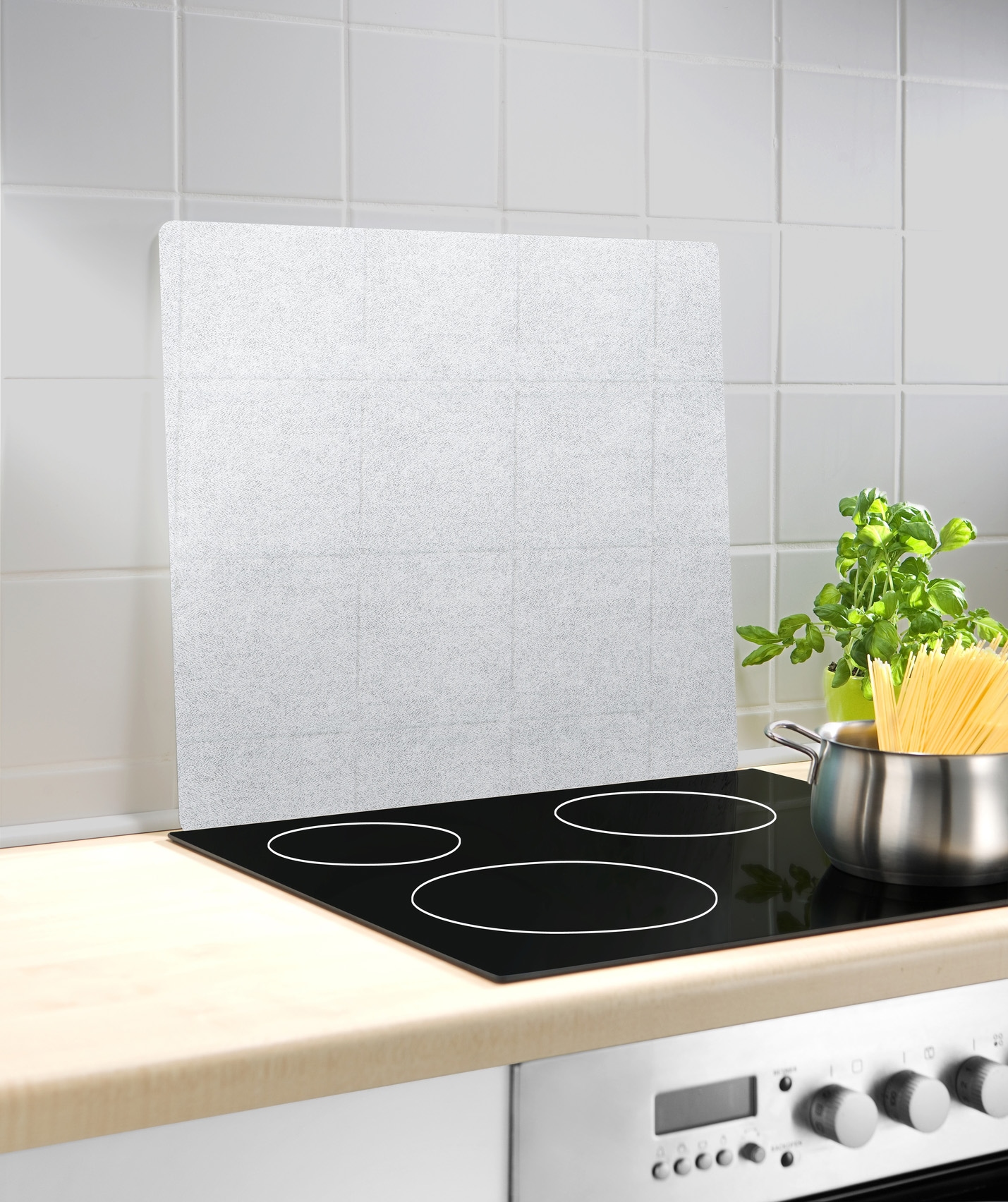 WENKO Herd-Abdeckplatte »Universal Modell 3 in 1« Herdabdeckung für alle Herdarten, Spritzschutz und Schneidebrett