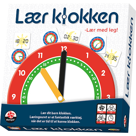 Danspil 16000 - Lær klokken