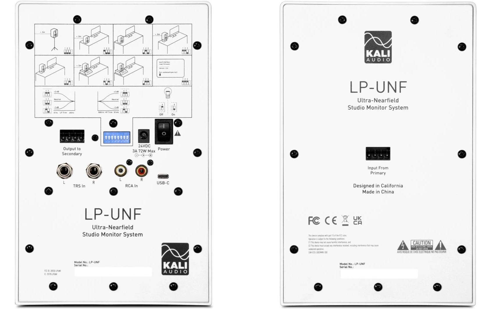 Studiomonitore LP-UNF Weiss<br>Ultra-Nahfeldmonitore