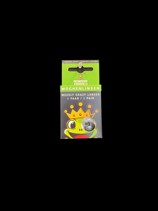 Party-linser svarte fargede linser halloween kule crazy skumle