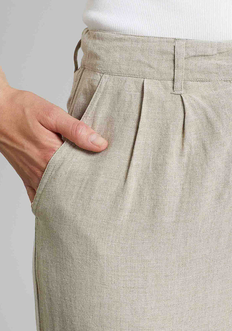 Dedicated Leinenhose Vickleby Ecru