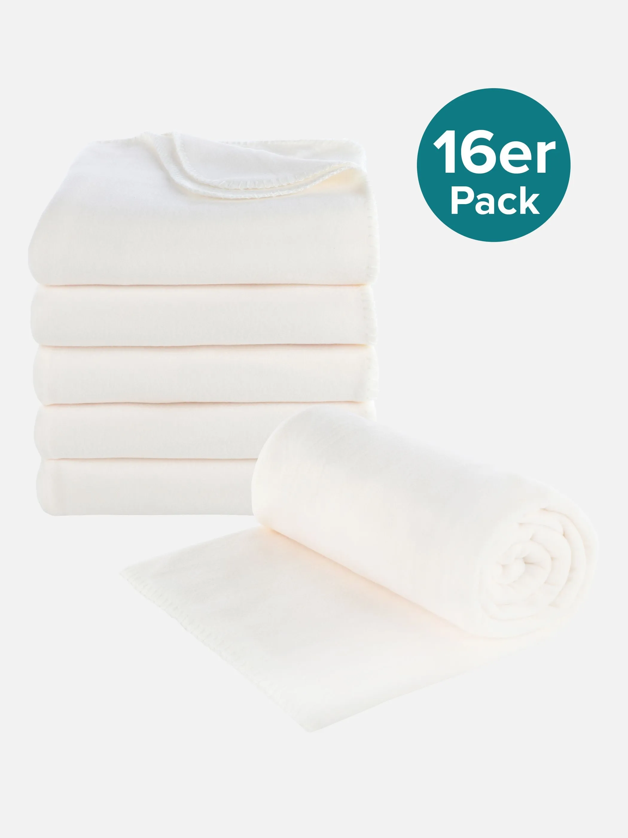 16er Pack Fleecedecke 130x170cm