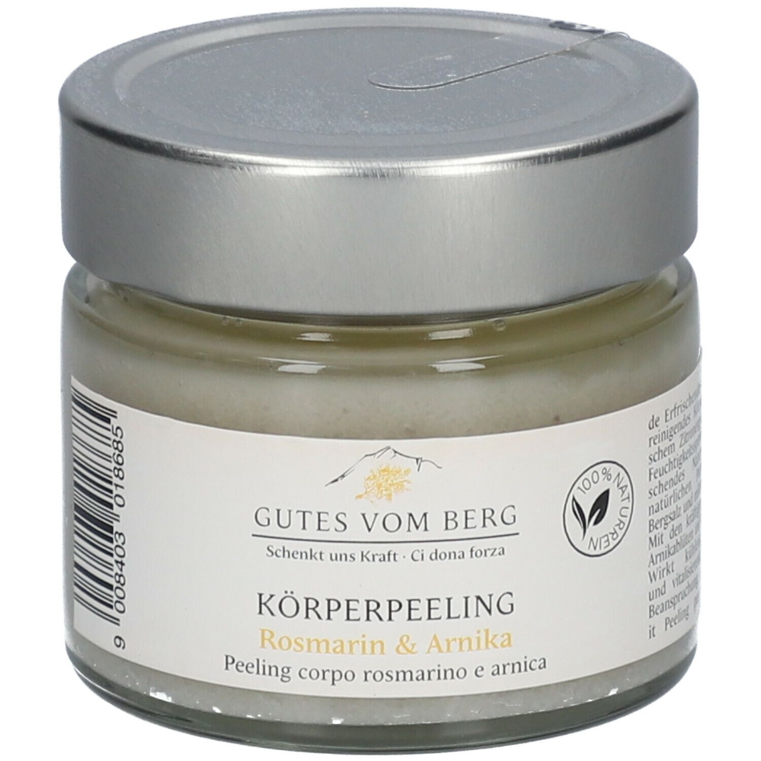 GUTES VOM BERG Körperpeeling Rosmarin & Arnika