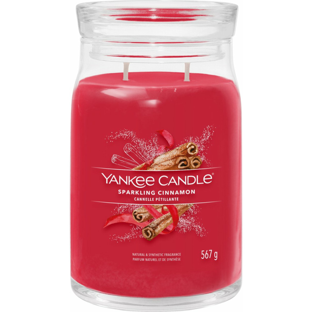 Yankee Candle Geurkaars Large JarSparkling Cinnamon567 gr