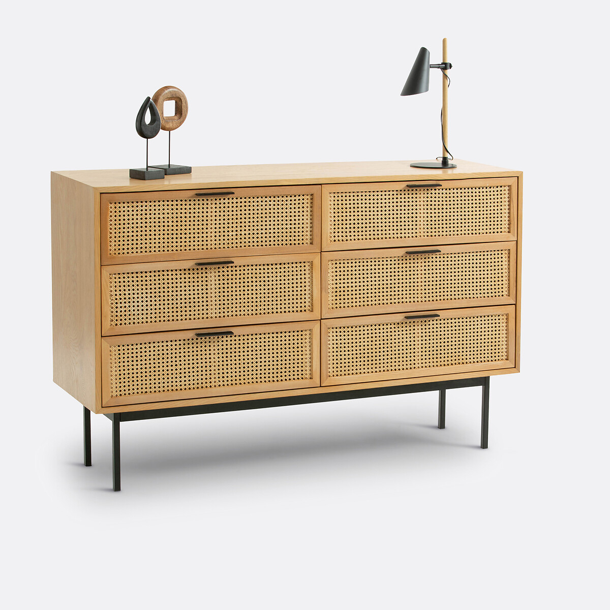 LA REDOUTE INTERIEURS<br>Cômoda Waska com 6 gavetas