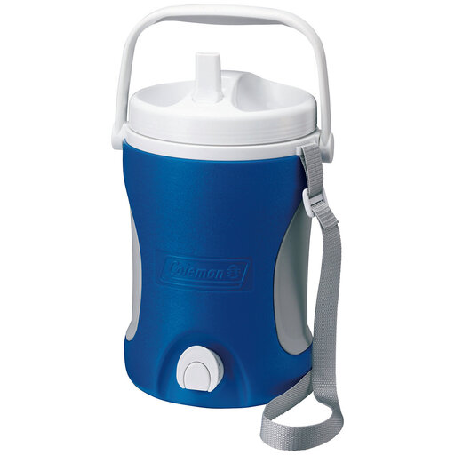 Jarra térmica azul de 1 galão (3,8 L).