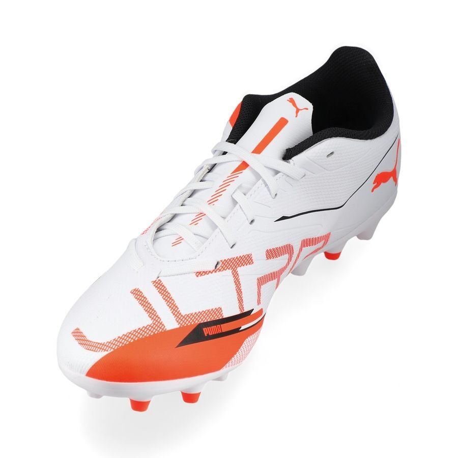PUMA Ultra 5 Play MG Unlimited - Blanc/Noir/Glowing Red