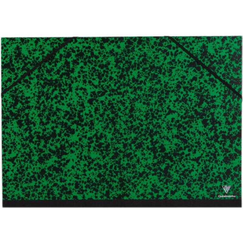 Carton à dessin Annonay à élastiques 32x45cm - Vert