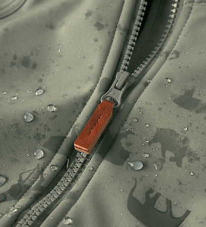 Name It Softshelljacke m. Fleece - NmmAlfa08 - Shadow m. Magisch