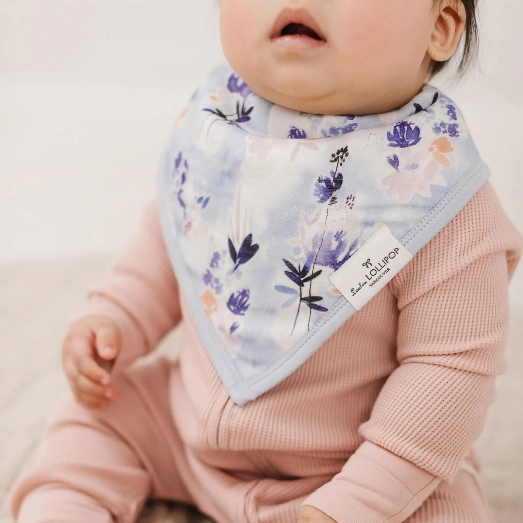 Loulou Lollipop Bavoirs Bandana Mousseline Paquet de 2 - Encre