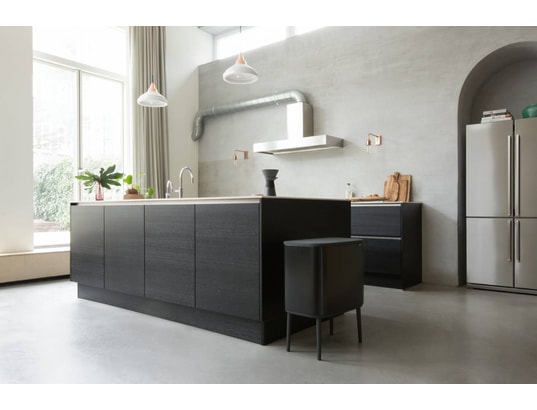 BRABANTIA - Poubelle Touch Bo Touch Bin, 11 + 23L - Matt Black 316203