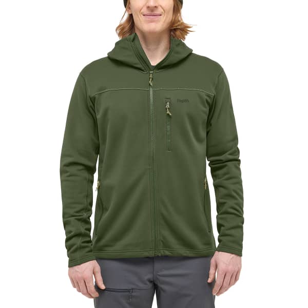 Veste polaire ski rando HAGLÖFS ROSSON MID HOOD M SEAWEED GREEN