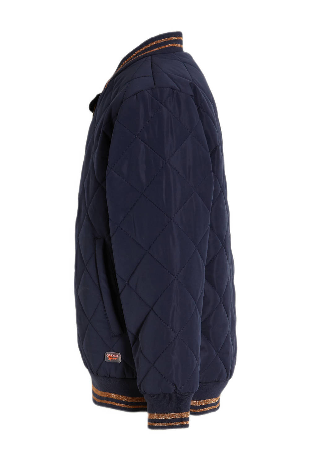 Orange Stars reversible tussenjas Pam navy