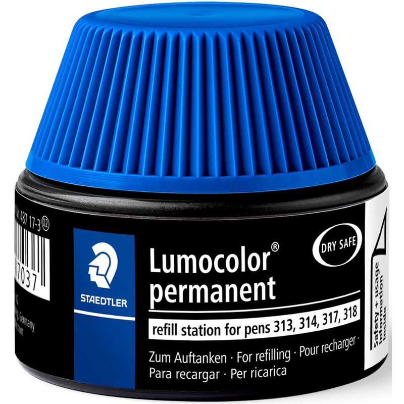 Staedtler Nachfülltinte Lumocolor permanent 487, blau