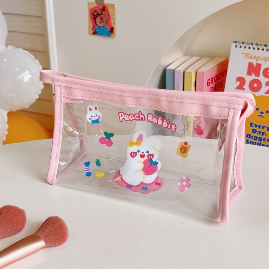 Bohod - Transparant PVC-etui met dierenmotief (verschillende ontwerpen)