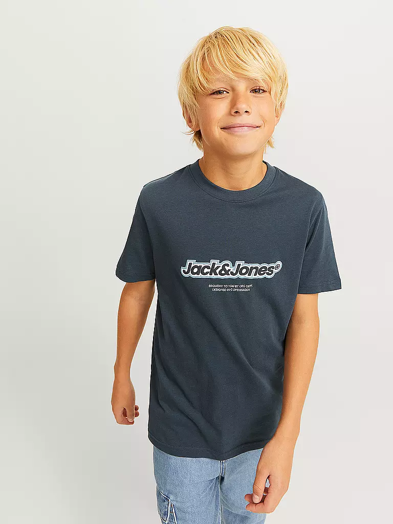 JACK & JONES Jungen T-Shirt JORVESTERBRO grau