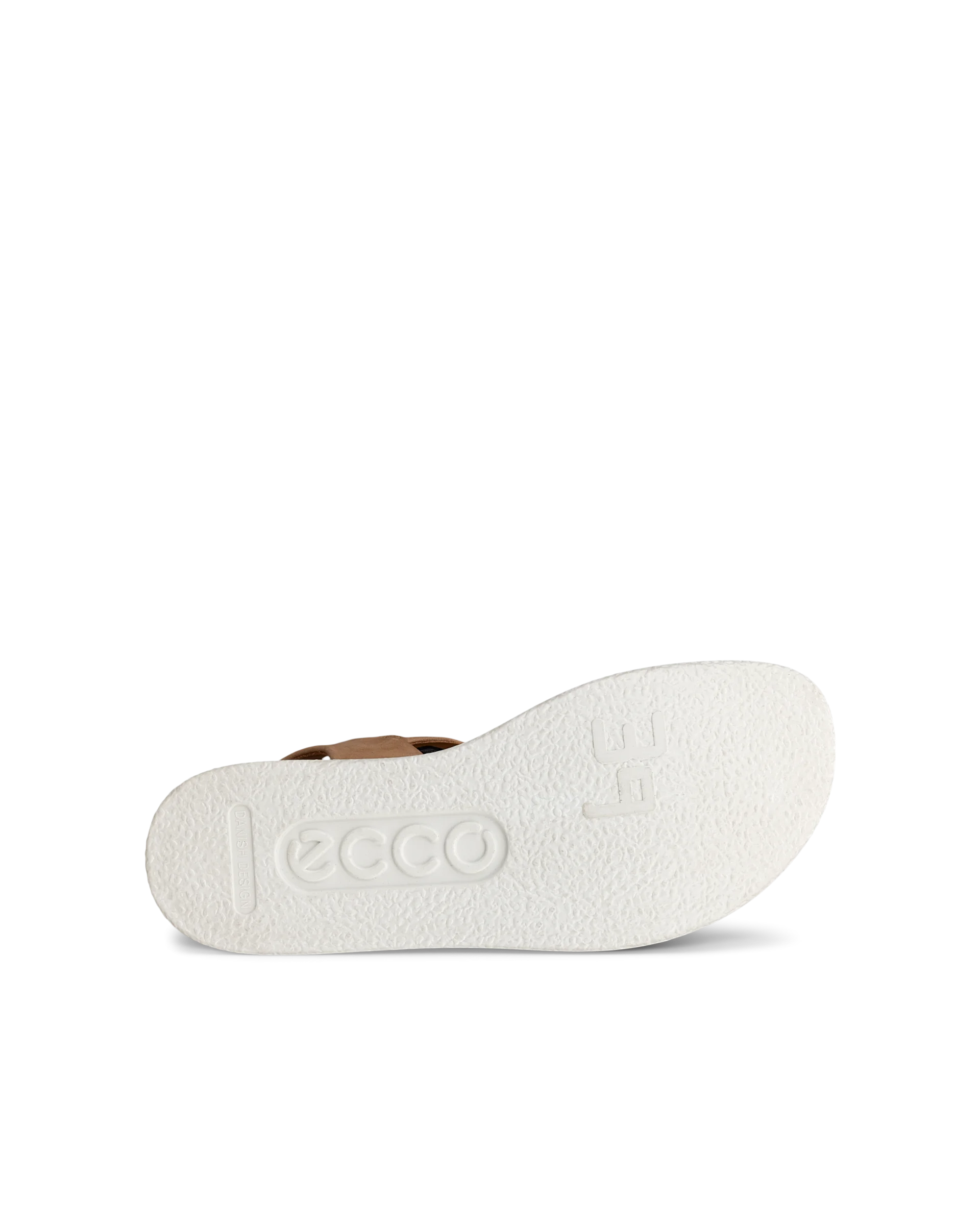 ECCO FLOWT W Damen Flache Sandale aus Veloursleder Braun
