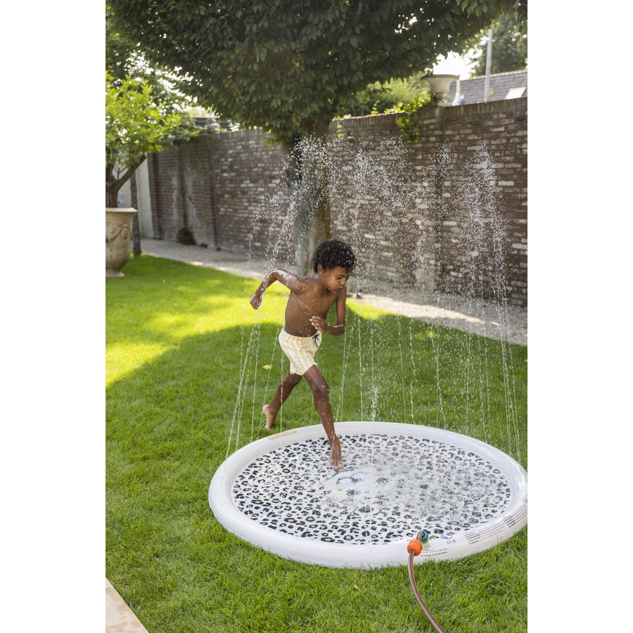 Swim Essentials Sprinkler Matte Leopard beige
