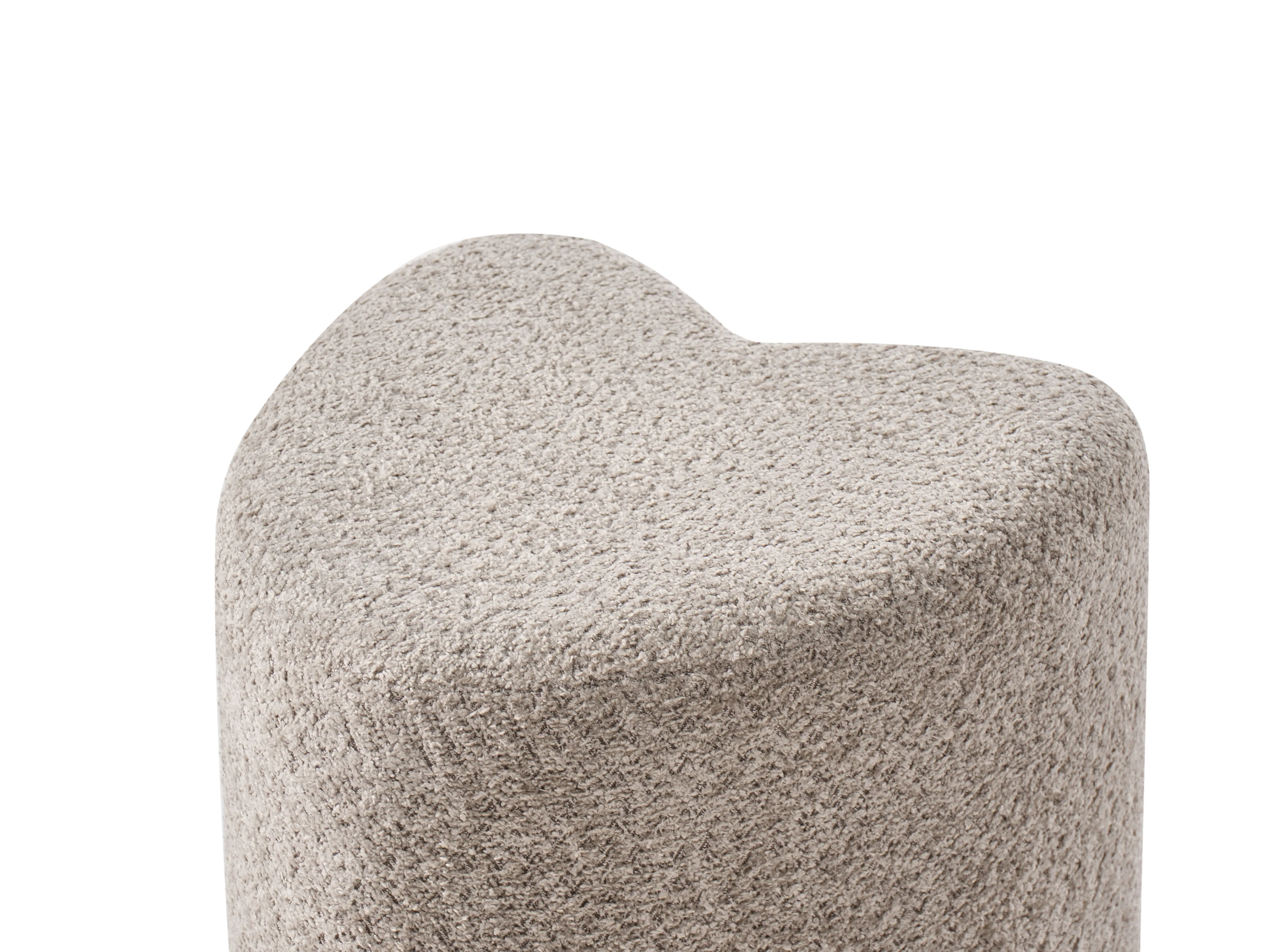 Poef SCOTIA Chenille Lichtbruin