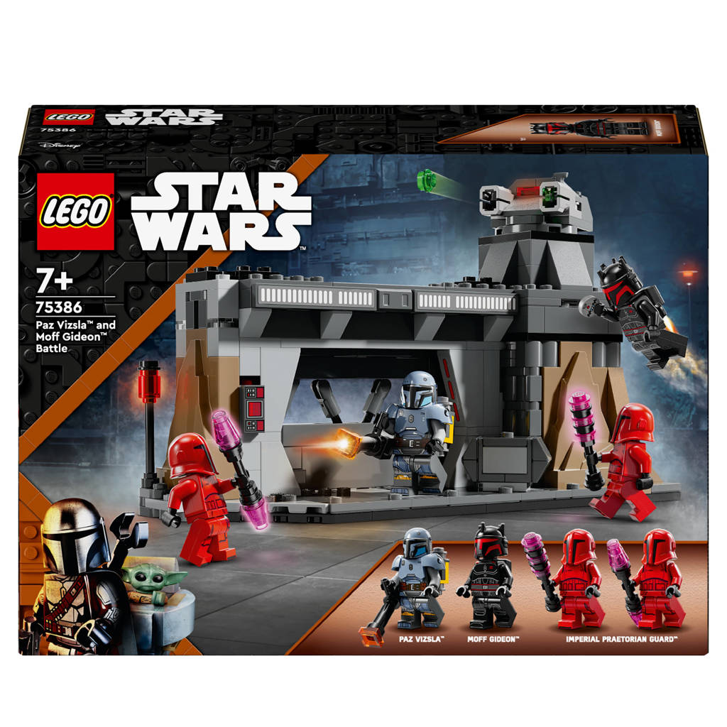 The Mandalorian Paz Vizsla en Moff Gideon duel, Bouwpakket voor Kinderen 75386