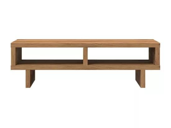Support de moniteur chêne artisanal 50x27x15 cm bois ingénierie