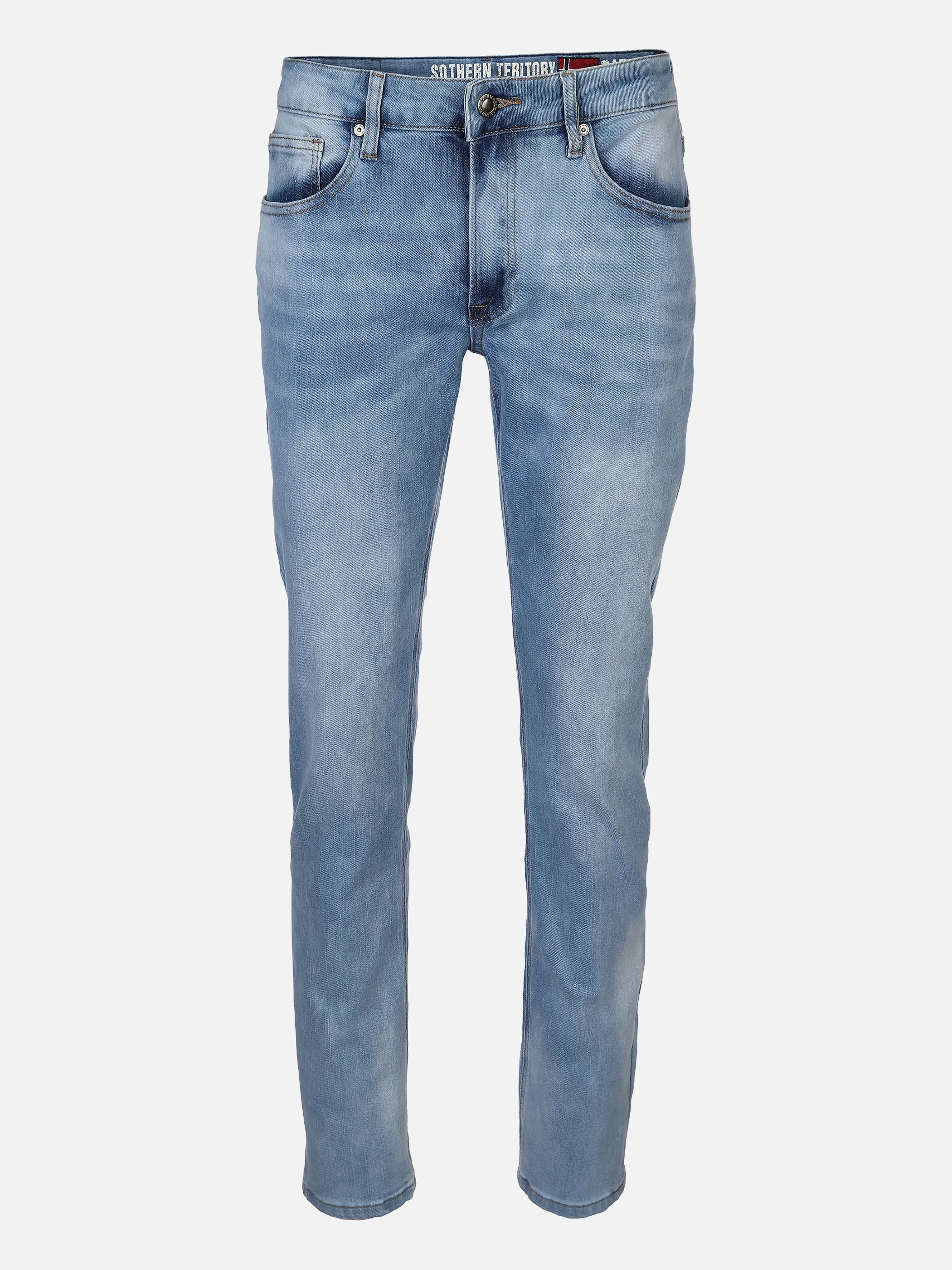 Herren Jeanshose in heller Waschung