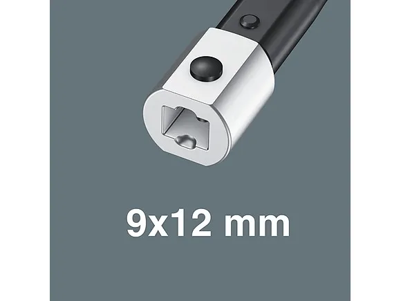 Wera Click-Torque XP 2, Klik momentnøgle, Ft-lb, Nm, Mekanisk, 10 - 50 Nm, 2%, Sort, Grøn