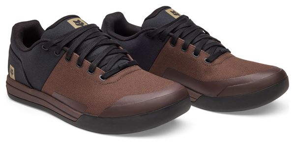 Chaussures Pédales Plates Fox Union Canvas Marron