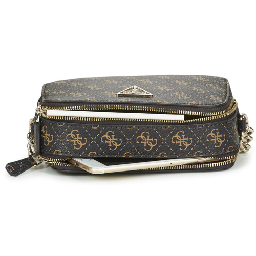 Guess - NOELLE CROSSBODY CAMERA - Marron