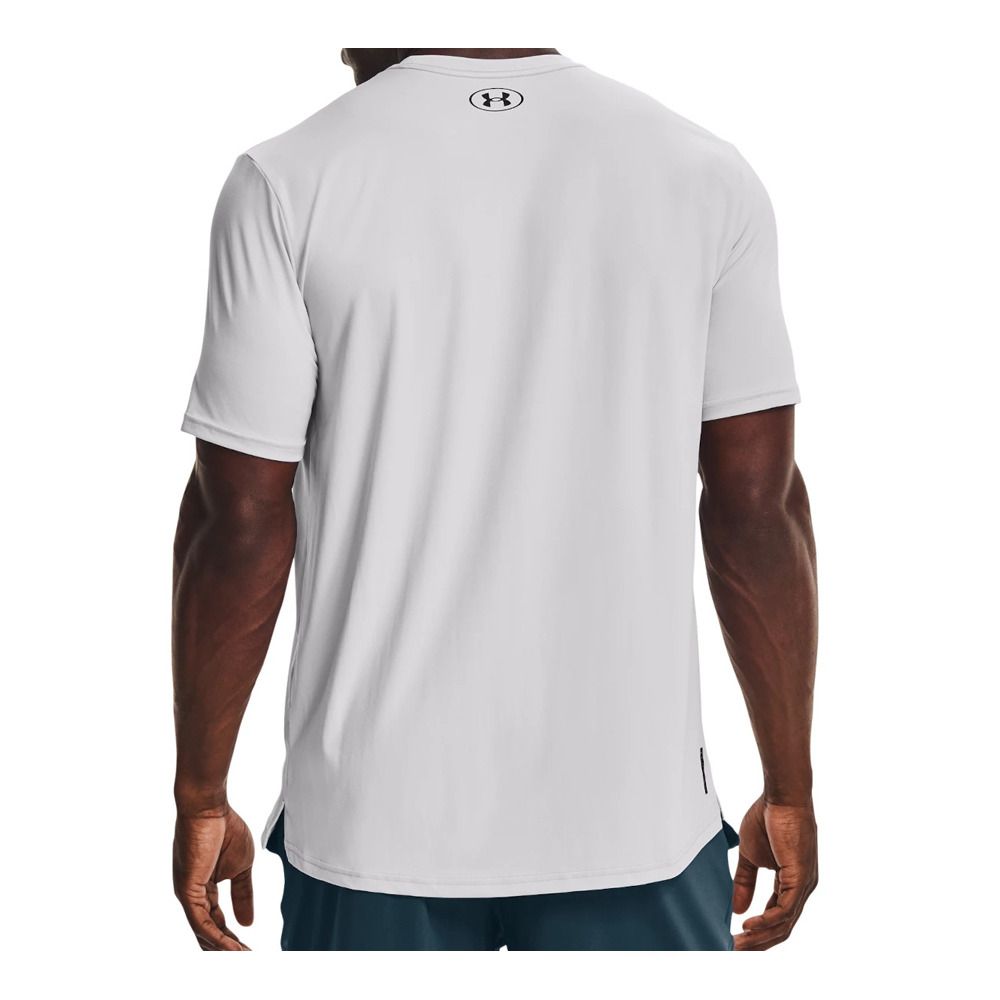 Under Armour UA RUSH ENERGY - Maillot Homme halo gray/black