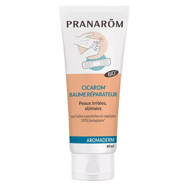 Pranarom Aromaderm Cicarom Bálsamo Reparador Orgânico 40ml