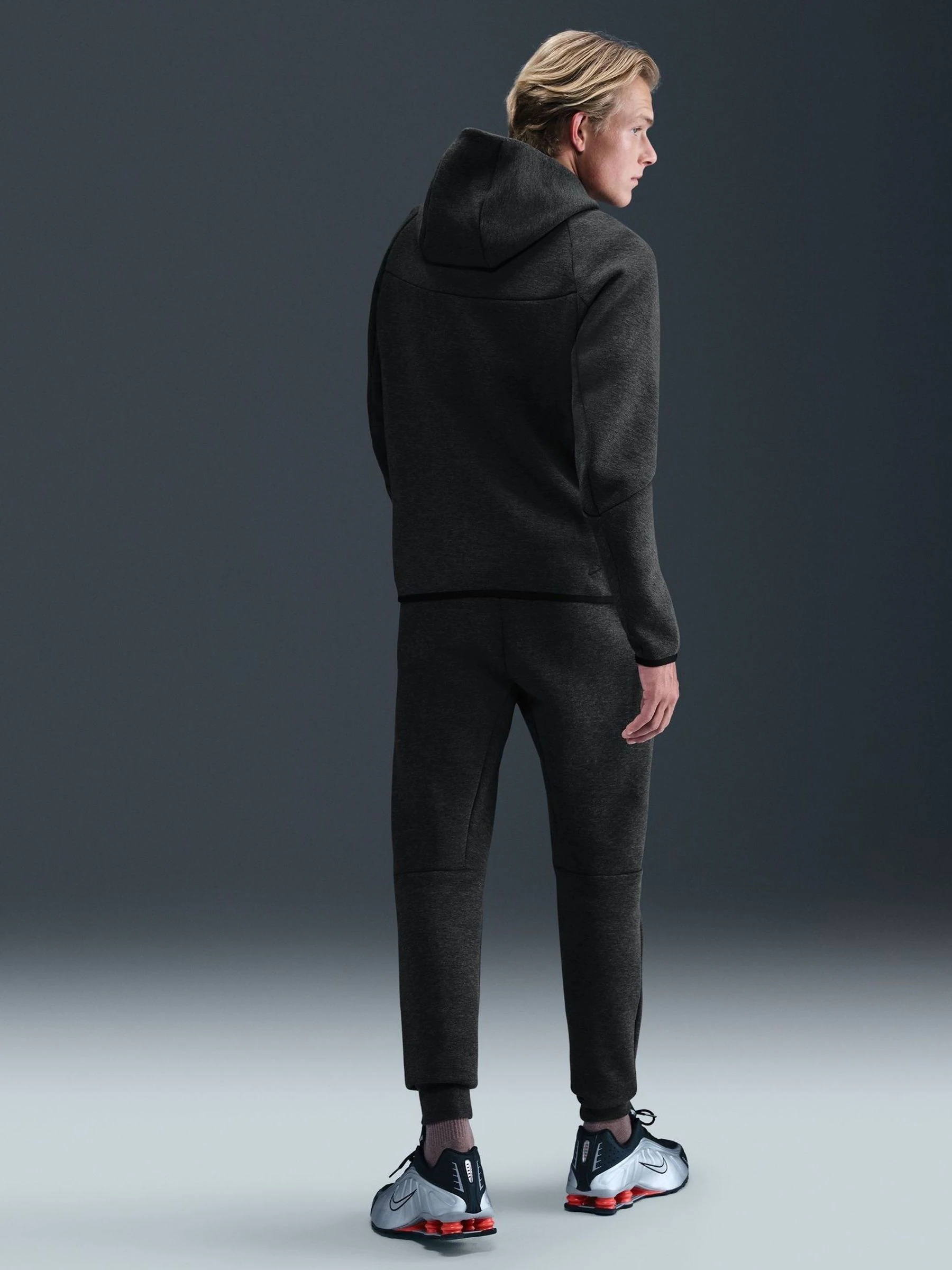 Zwart vervaagd - Nike Tech Fleece joggingbroek