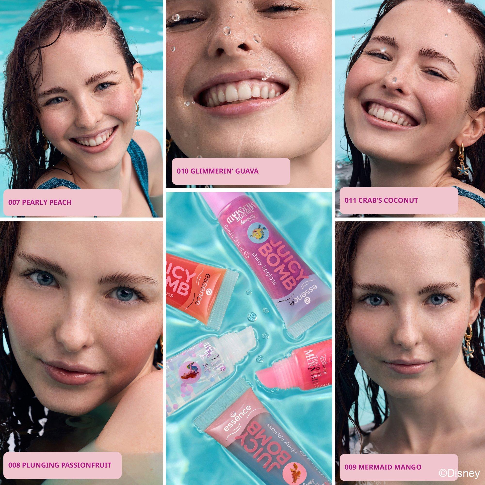 Disney THE LITTLE MERMAID JUICY BOMB shiny lipgloss crew