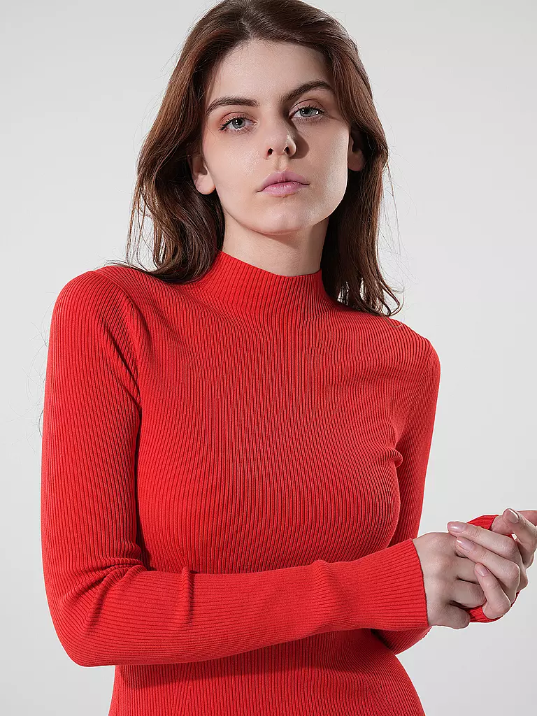 DRYKORN Midikleid AMARILIA rot