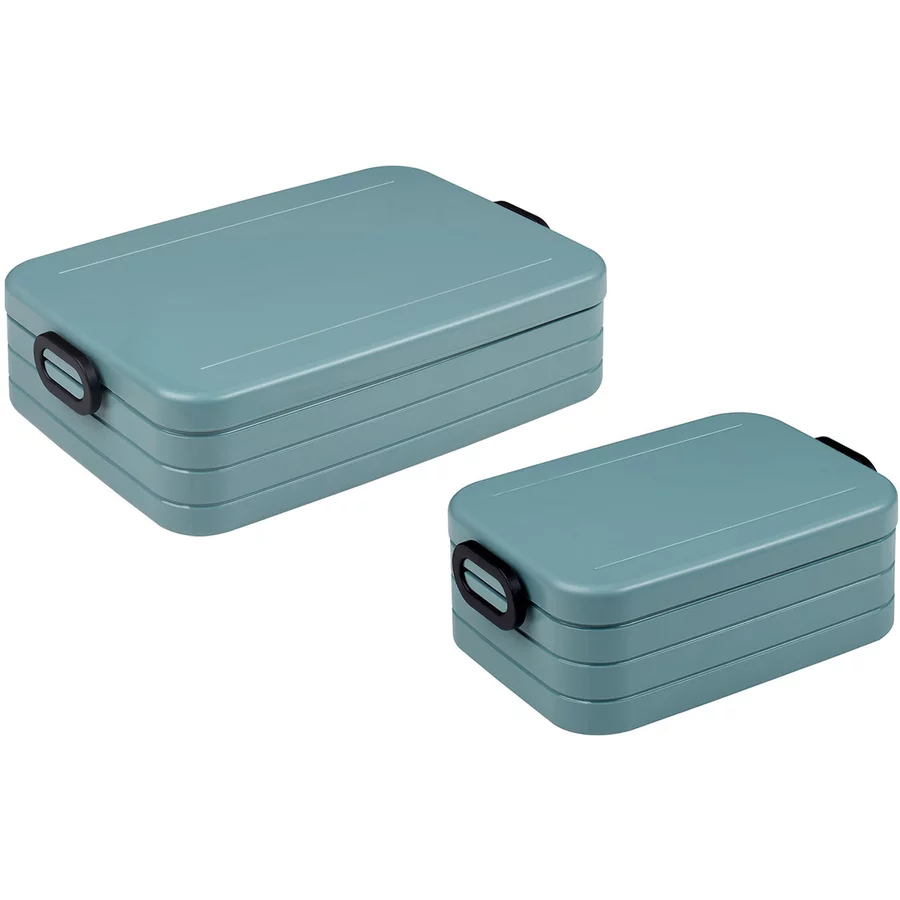 Mepal Lunchboxen Set Large Midi Take a Break 1500 & 900 ml 2er Set türkis