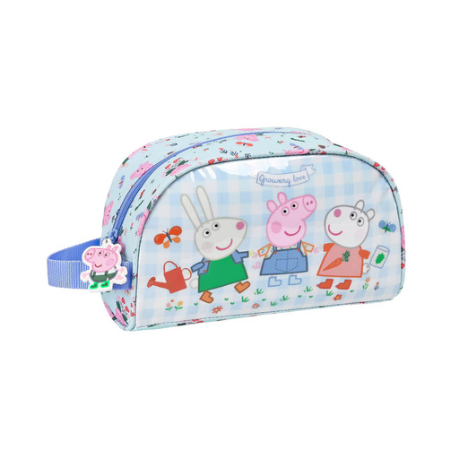 Safta M824, Nécessaire infantil grande, azul claro/multicolorida, 260x90x160 mm