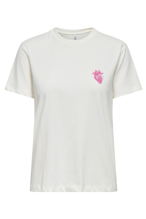 Only witte dames t-shirt