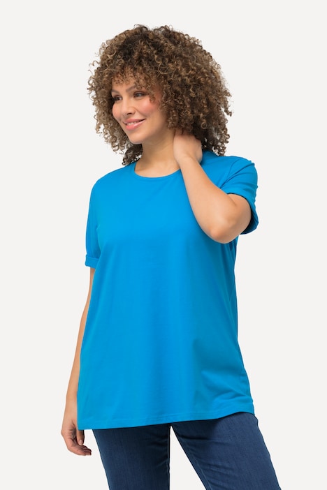 T-Shirt, A-Linie, Rundhalsausschnitt, Halbarm