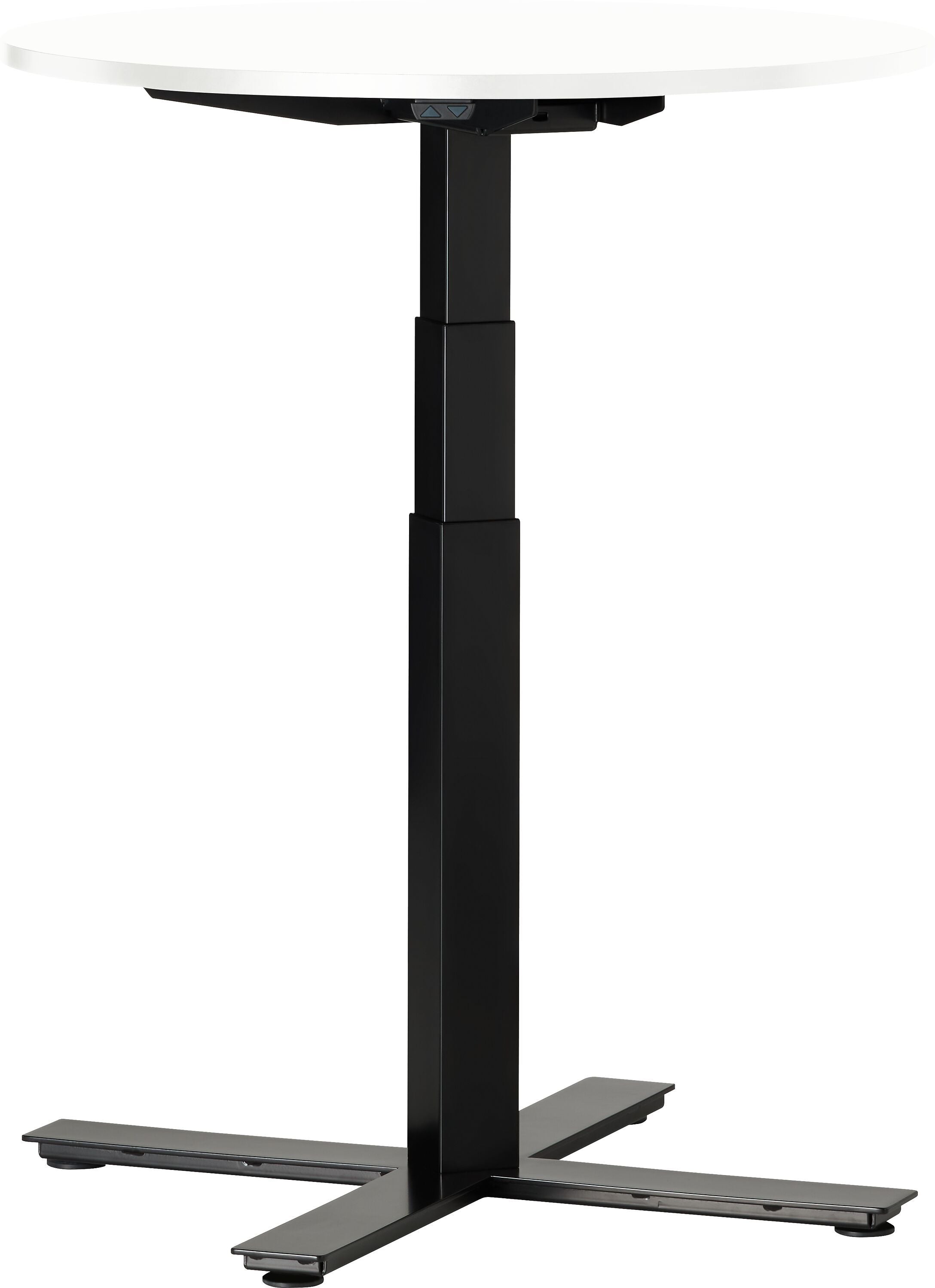 FLEXCUBE Besprechungstisch höhenverstellbar - Weiss / H: 62.5 cm